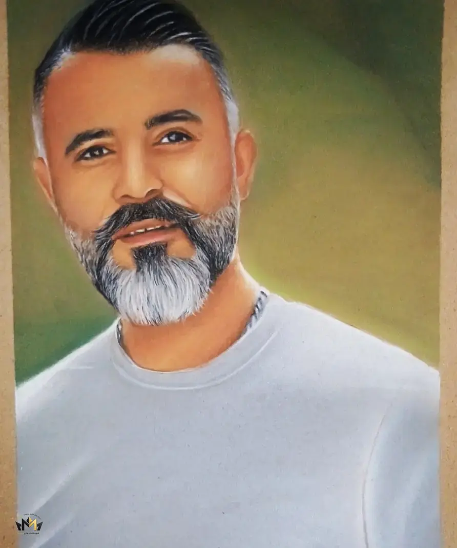 تکنیک پاستل روی مقوای کرافت