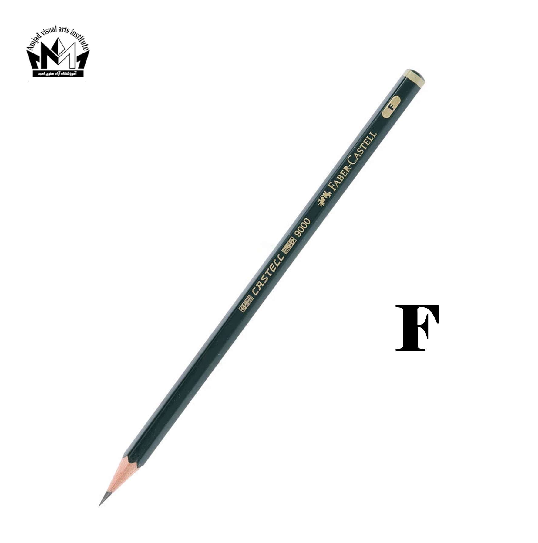 مداد طراحی(F) فابر کاستل سبز - تصویر 1